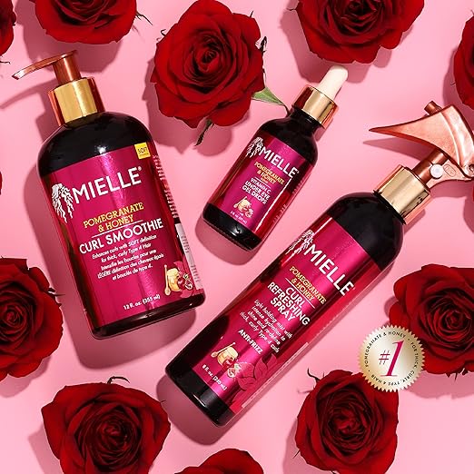 MIELLE Pomegranate & Honey Curl Refreshing Spray [Anti-Frizz]