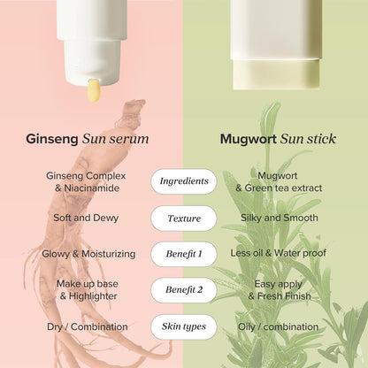 Beauty of Joseon Matte Sun Stick : Mugwort+Camelia for face Sunscreen moisturizing with SPF 50 PA++++ Korean sunscreen skincare 18g