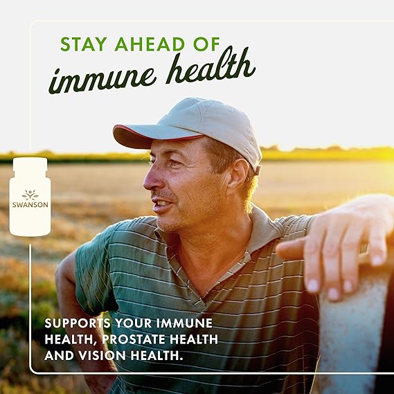 Swanson Zinc Picolinate - Mineral Supplement Promoting Prostate Health, Vision Health, & Immune Support - Body Preferred Form of Chelated Zinc - (60 Capsules, 22mg Each)