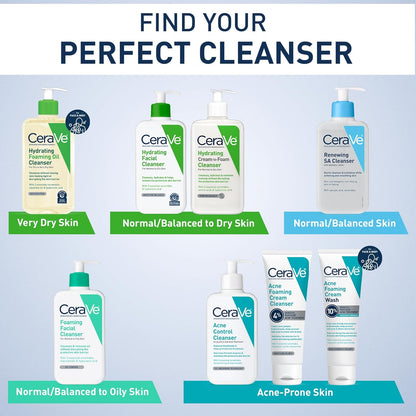 CeraVe SA Smoothing Cleanser – | For Dry, Rough & Bumpy Skin