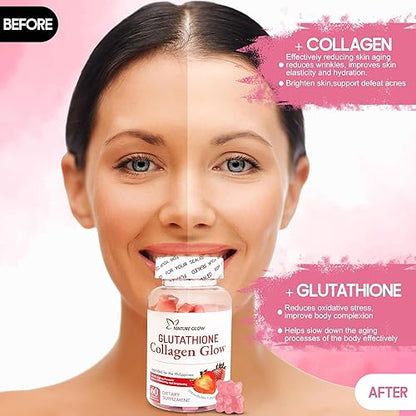 كولاجين الجلوتاثيون المتوهج الطبيعي
