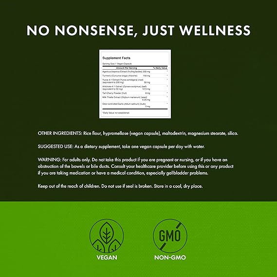 Swanson Uric Acid Cleanse - Natural Supplement Promoting Kidney Support - Features a Powerful Combination of 7 Herbs - (60 Veggie Capsules)