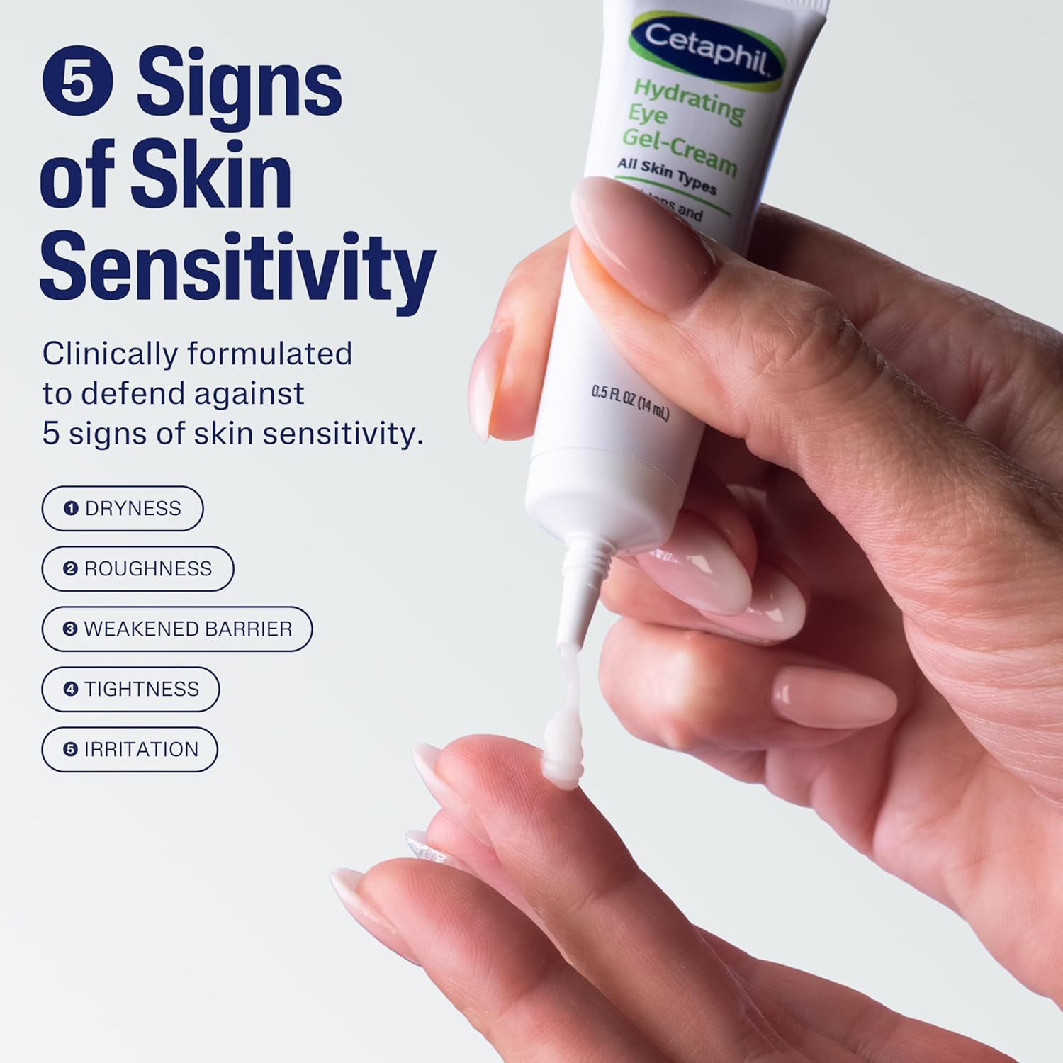 Cetaphil Hydrating Eye Gel-Cream, With Hyaluronic Acid