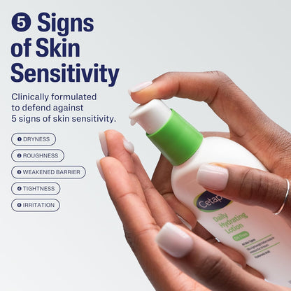 Cetaphil, Daily Oil-Free Hydrating Lotion, (Combination, Sensitive Skin) Hyaluronic Acid, 88ml