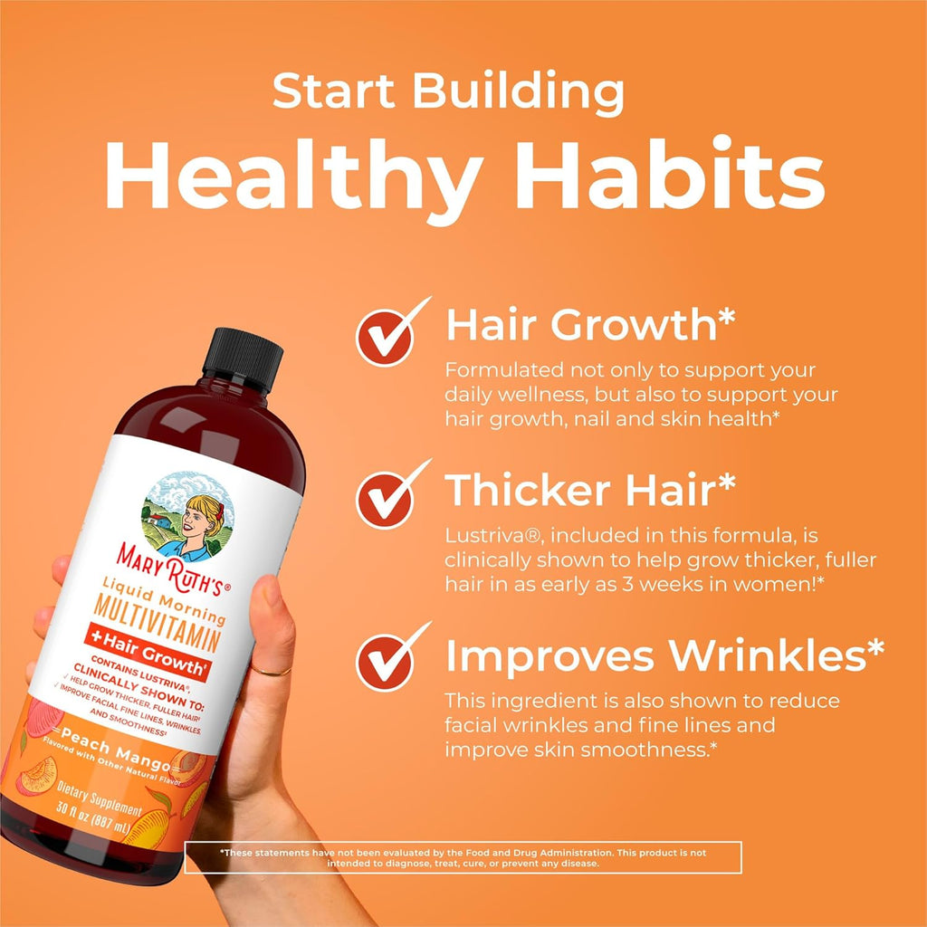 MaryRuth's Liquid Multivitamin + Hair Growth - 450 ml