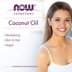 NOW Foods Solutions, Liquid Coconut Oil - 118 ml