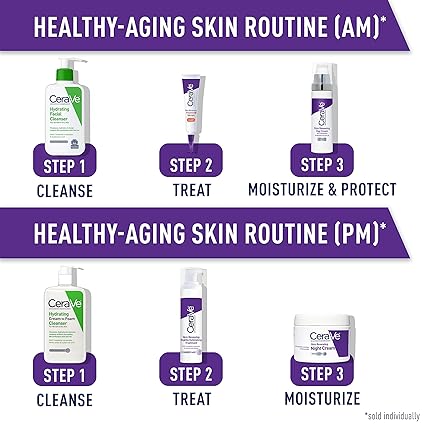 CeraVe Skin Renewing Night Cream – 30 g | With Peptides, Niacinamide & Ceramides