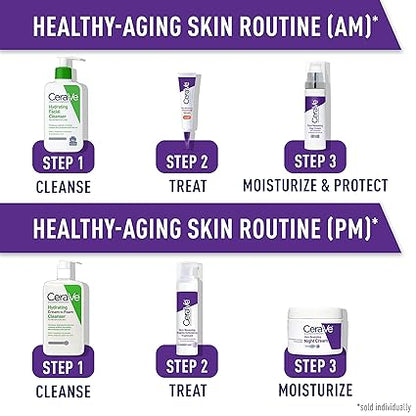 CeraVe Skin Renewing Night Cream – 30 g | With Peptides, Niacinamide & Ceramides