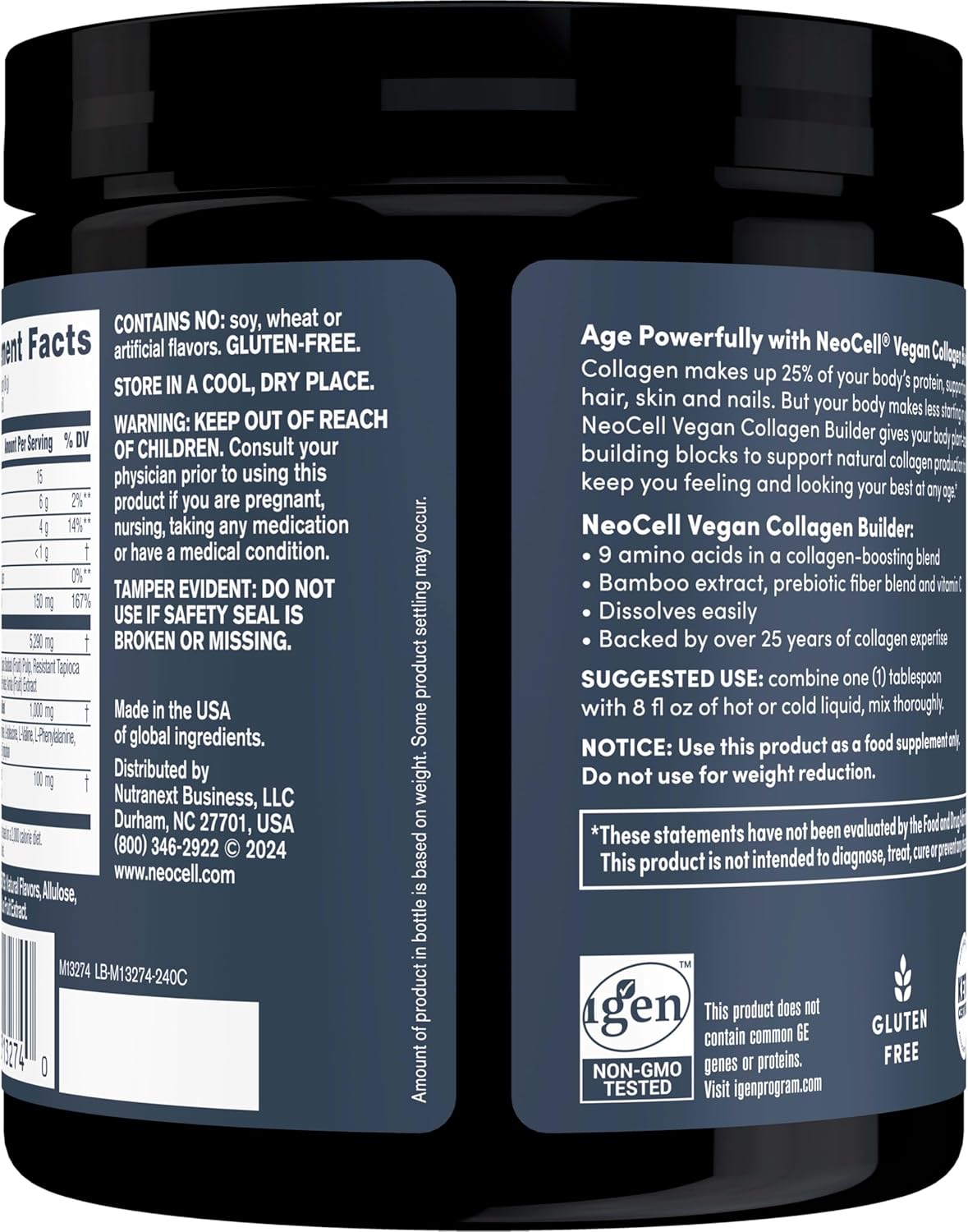 بديل الكولاجين النباتي لبناء الجمال من نيوسيل (لشعر وبشرة وأظافر صحية) 240 جم