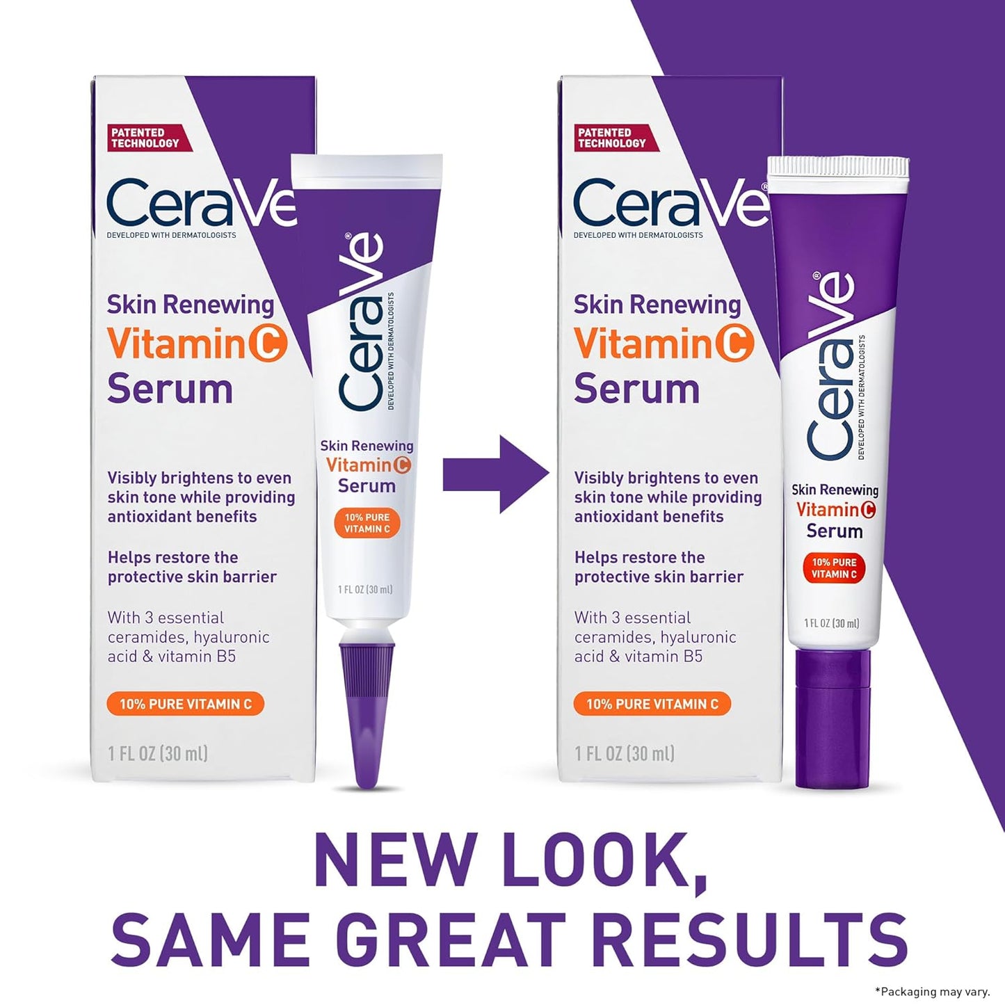 CeraVe Skin Renewing Vitamin C Serum – 30 ml | 10% Pure Vitamin C