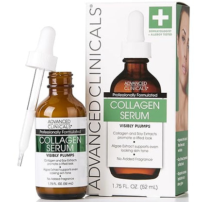 Advanced Clinicals  Collagen Serum  Visibly Plumps