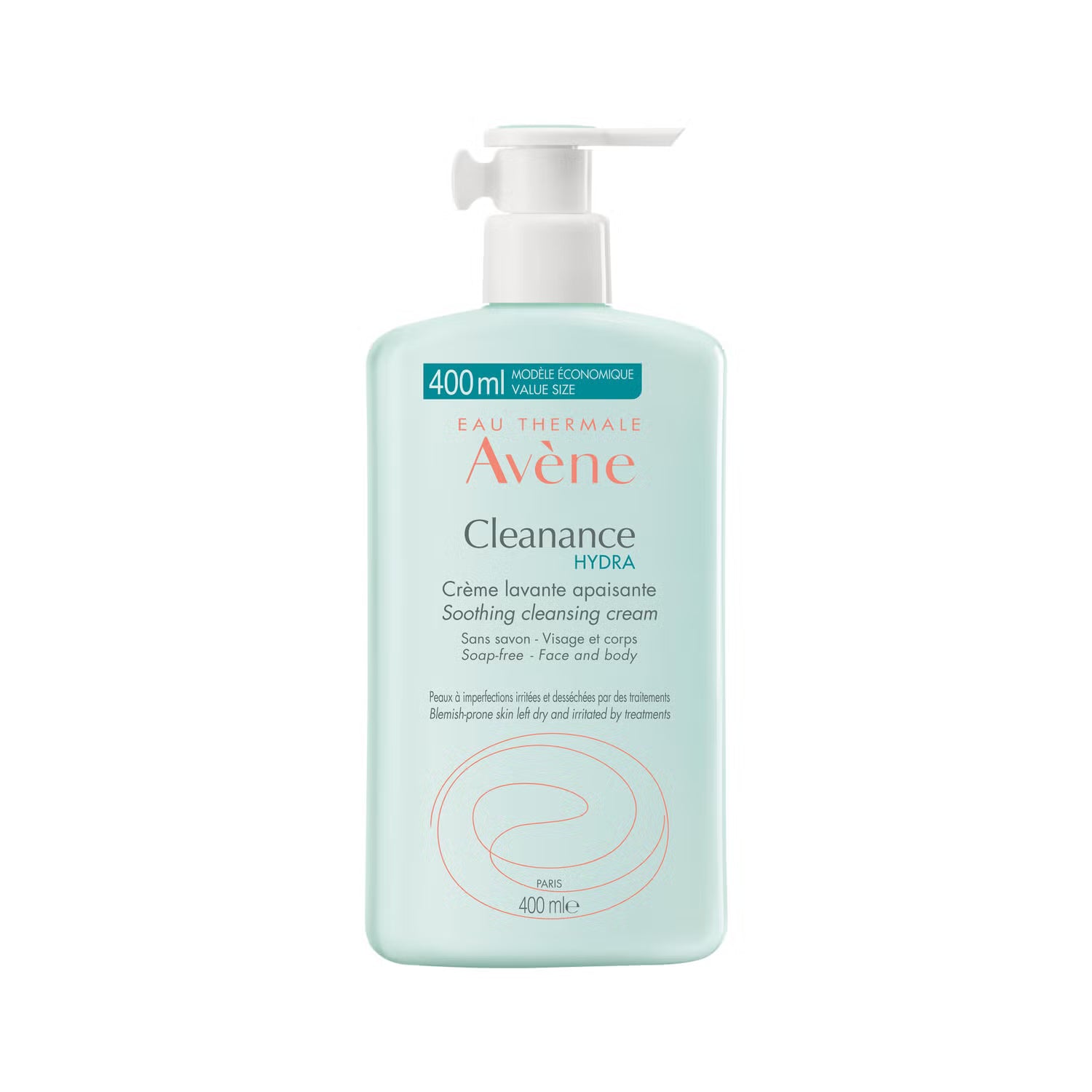 Avene Cleanance HYDRA Soothing Cleansing Cream 400 ml