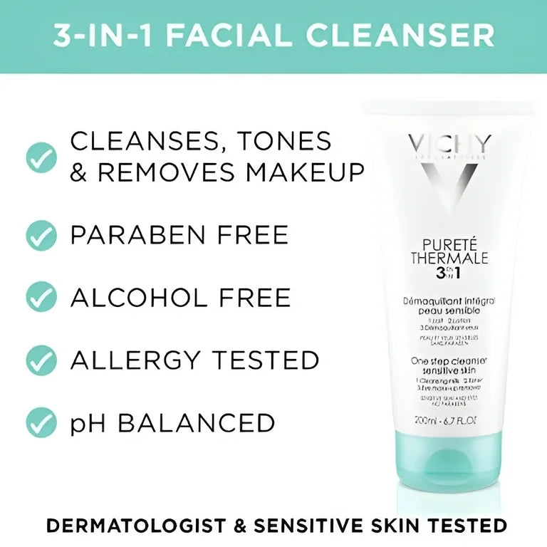 Vichy Pureté Thermale One Step Cleanser for Sensitive Skin