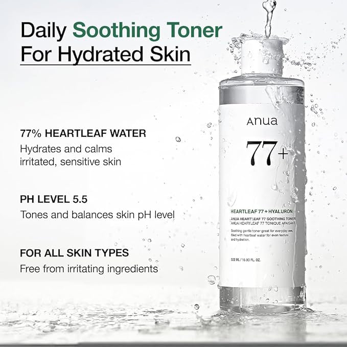 Anua HEARTLEAF Soothing Toner 77% 250ml