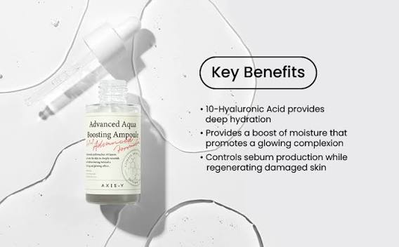 AXIS-Y Advanced Aqua Boosting Ampoule Hyaluronic Acid 30 ml
