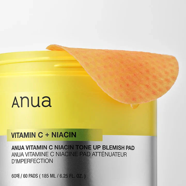 Anua Vitamin C Niacin Tone Up Blemish Pad 60P أنوا فيتامين سي + نياسين تونم بلومش باد