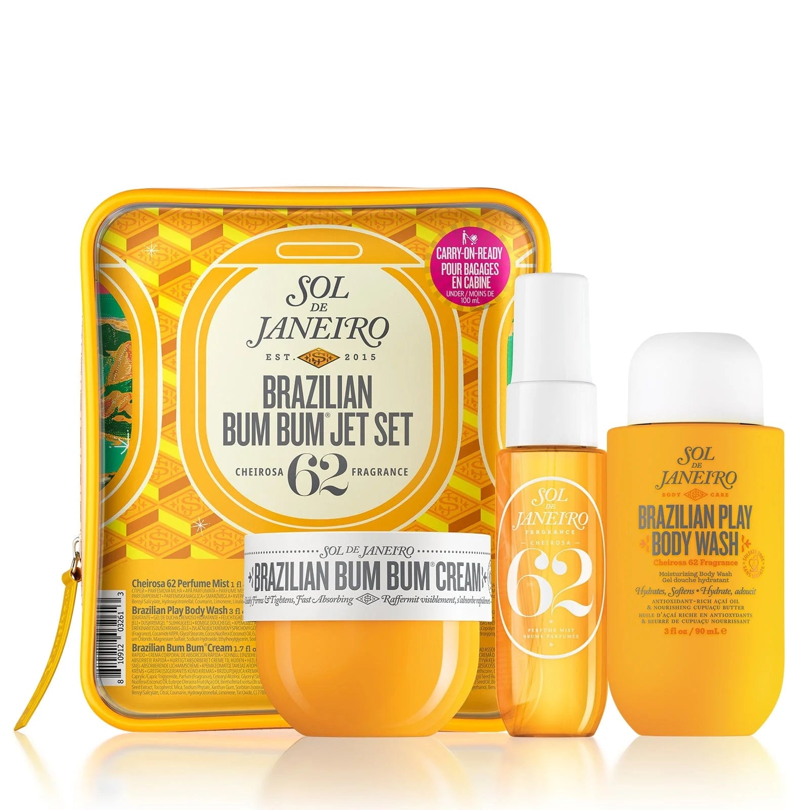 Bum Bum Jet Set - Travel Sized Body Care Trio - Sol de Janeiro