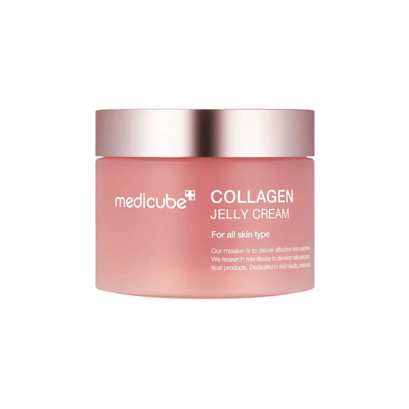 Medicube Collagen Jelly Cream – Glass Glow Hydrating Gel with Niacinamide & Hydrolyzed Collagen. 100ml