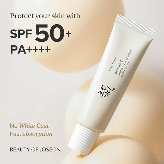 Beauty of Joseon Relief Sun – SPF50+ PA++++ | Rice + Probiotics Sunscreen, 50ml