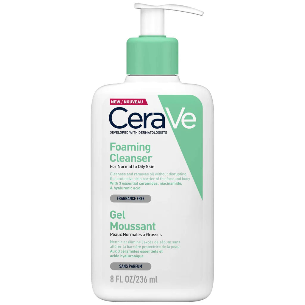 CeraVe Foaming Facial Cleanser | For Normal to Oily Skin