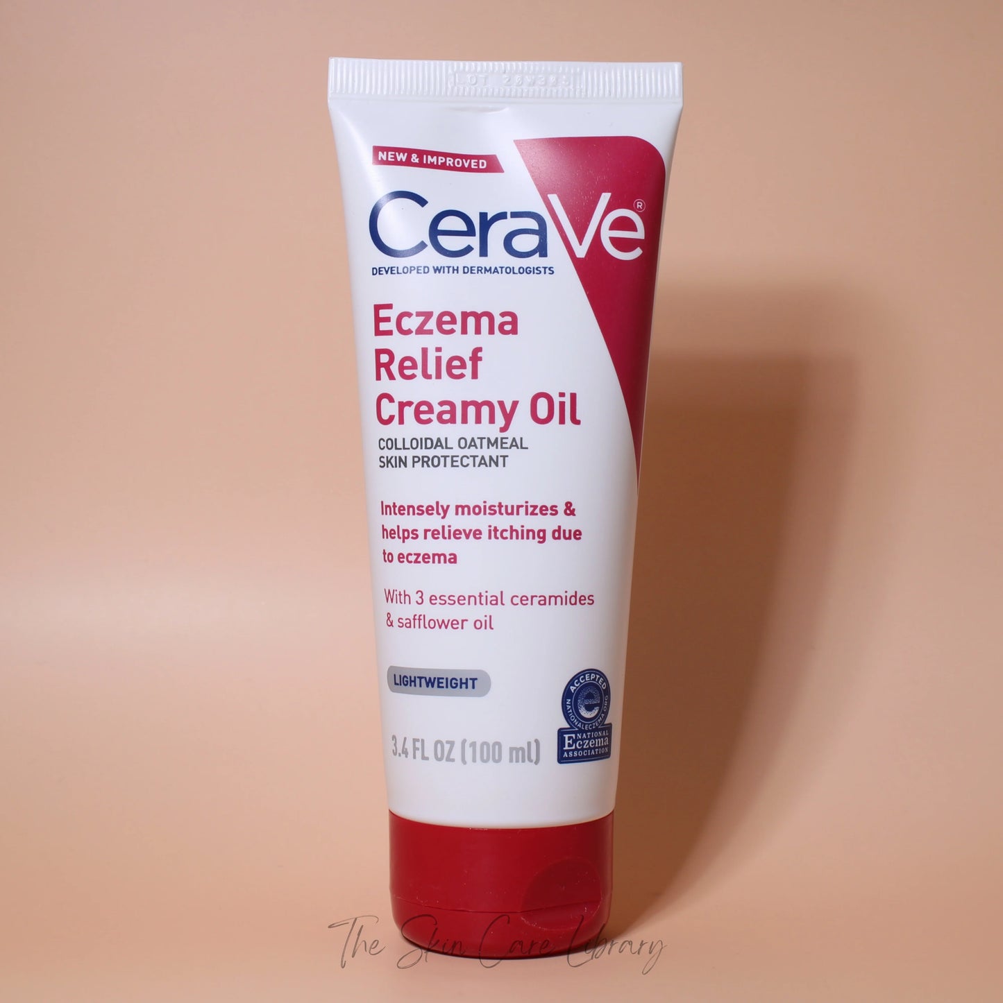 زيت كريمي CeraVe Eczema Relief يرطب البشرة على الفور ويساعد في تخفيف الحكة الناتجة عن الإكزيما. 236 مل