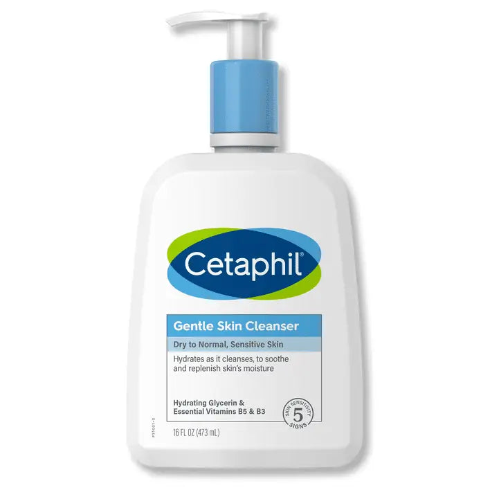 Cetaphil Gentle Facial Cleanser Dry to Normal, Sensitive Skin 237ml