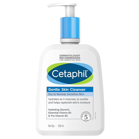 Cetaphil Gentle Skin Cleanser Normal to Dry, Sensitive Skin 500ml