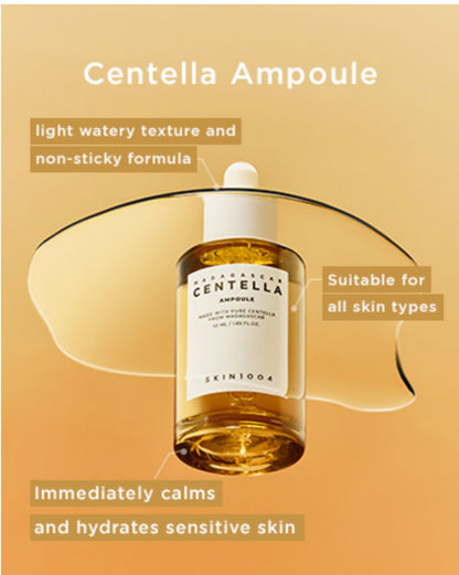 SKIN1004 Madagascar Centella Ampoule – 3.38 fl.oz (100ml) | 100% Centella Asiatica for Soothing, Repairing & Strengthening Sensitive Skin