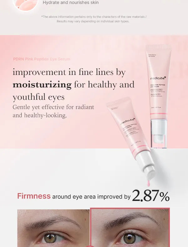 Medicube PDRN Pink Peptide Eye Cream | Anti-Aging Treatment