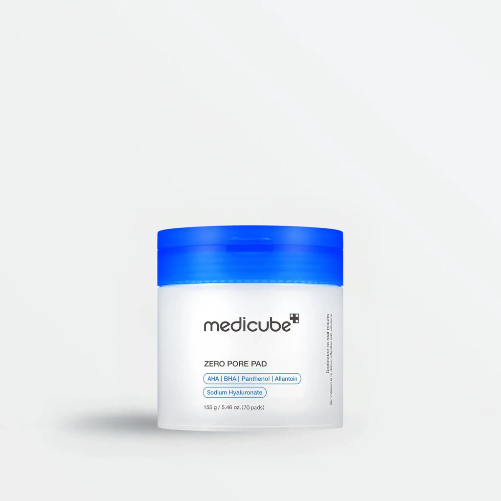 Medicube Zero Pore Pad – Dual-Textured AHA/BHA Toner Pads for Visible Pore Refining