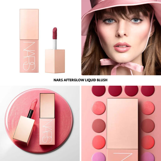 NARS Afterglow Liquid Blush – Hydrating, Buildable Color with a Luminous Finish SHADE : ORGASM