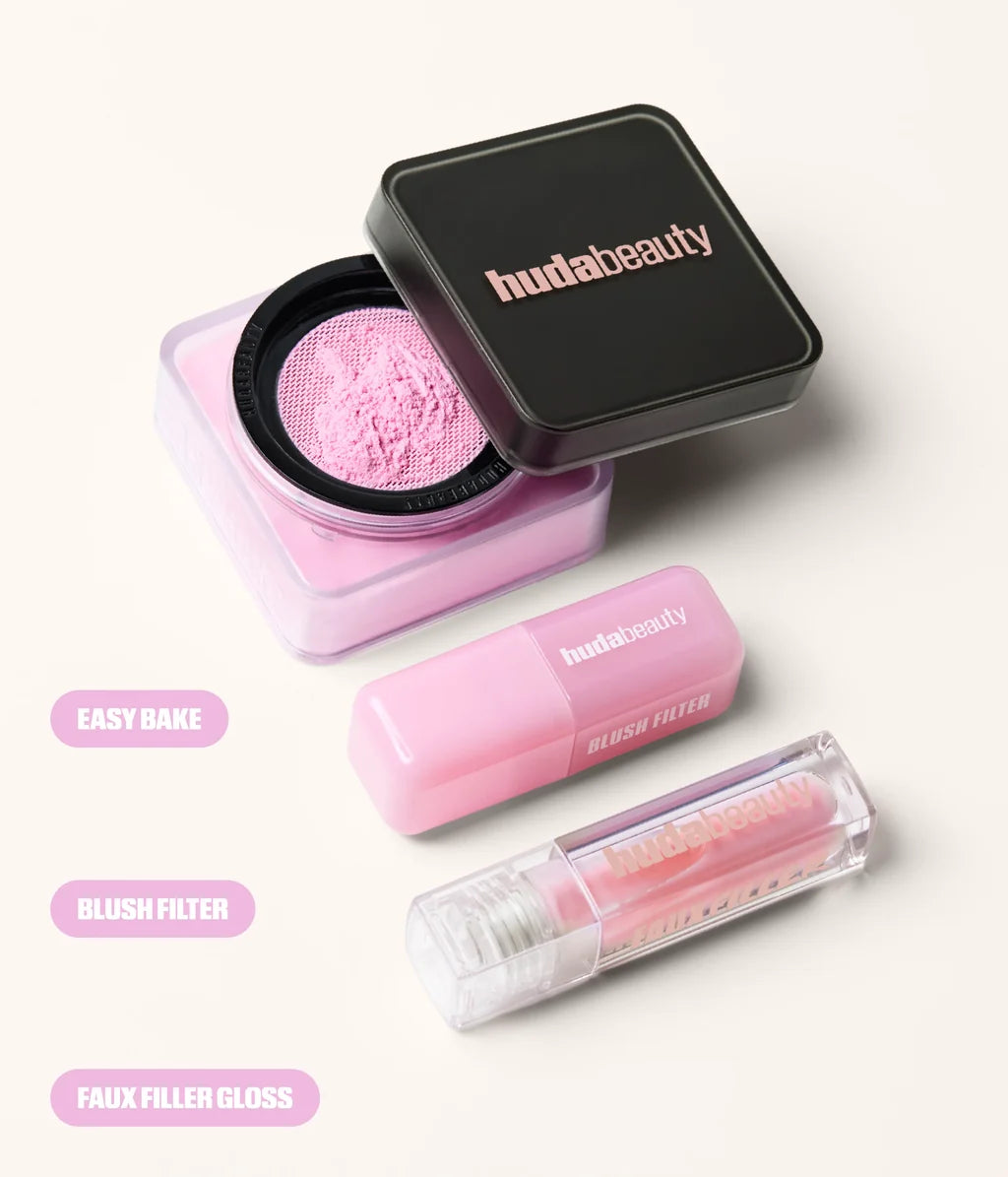 HUDA BEAUTY - Easy Bake Loose Baking & Setting Powder@بودره منثوره - Ube Birthday Cake