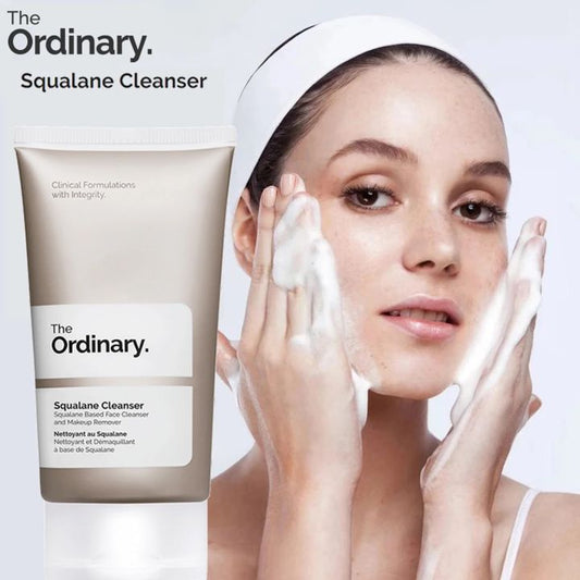 The Ordinary Squalane Cleanser, Hydrating Makeup Remover, Supports Moisture Barrier