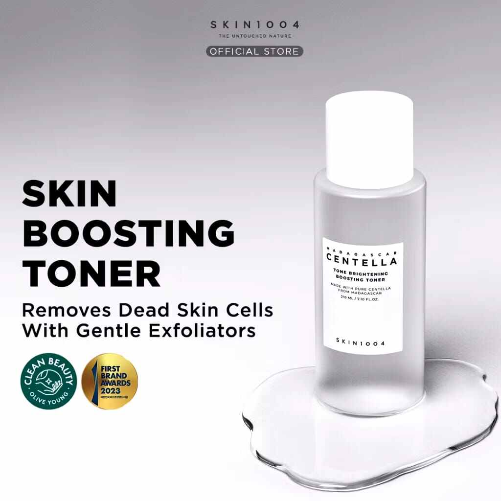 SKIN1004 Madagascar Centella Tone Brightening Boosting Toner – 7.10 fl.oz (210ml) | Radiance-Boosting Toner for Dull & Uneven Skin Tone