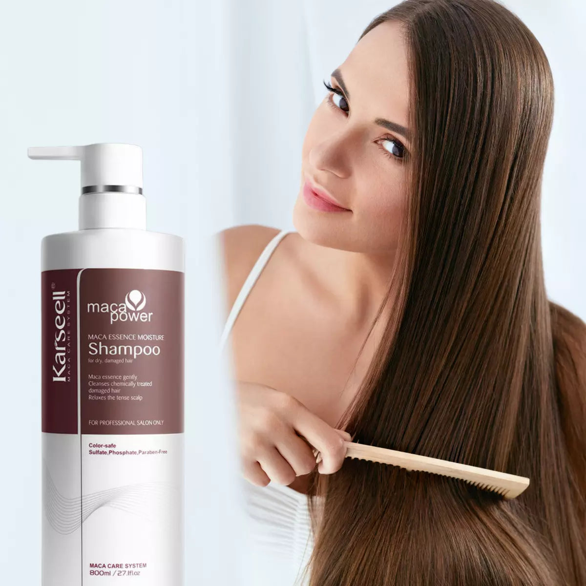 Karseell Argan Oil Shampoo Extract Moisturizing Deep Repair Smooth Shampoo for Dry and Damaged Hair 800 ml