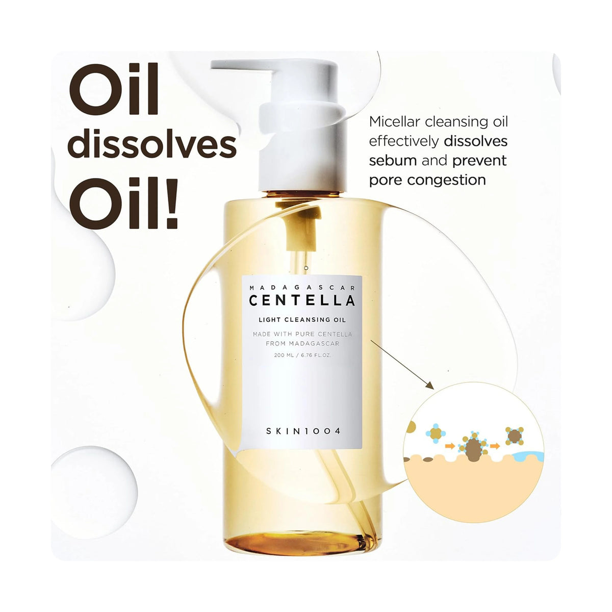 SKIN1004 Centella Light Cleansing Oil 200ml