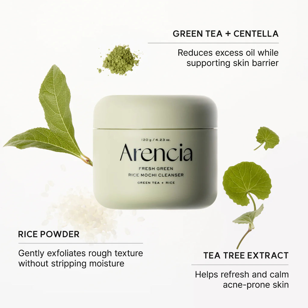 Mochi Glow Starter Duo | Rice Mochi Cleanser & Vitamin C Booster Shot – Arencia