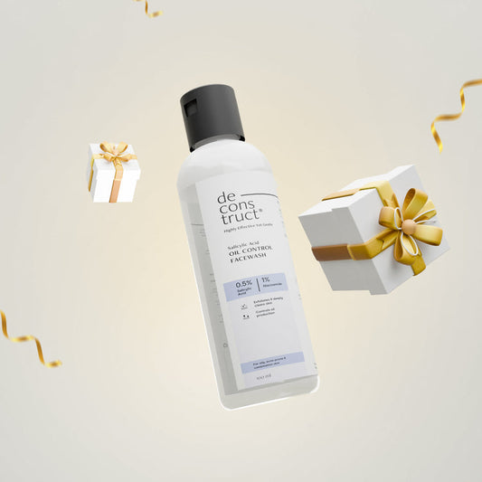 تفكيك
 حمض الساليسيليك
 غسول الوجه للتحكم في الزيوت
 (للبشرة الدهنية والمعرضة لحب الشباب والمختلطة)