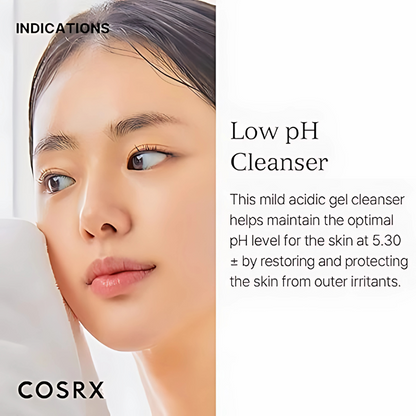 COSRX Low pH Good Morning Gel Cleanser – Gentle Daily Face Wash for Balanced Skin (150ml)