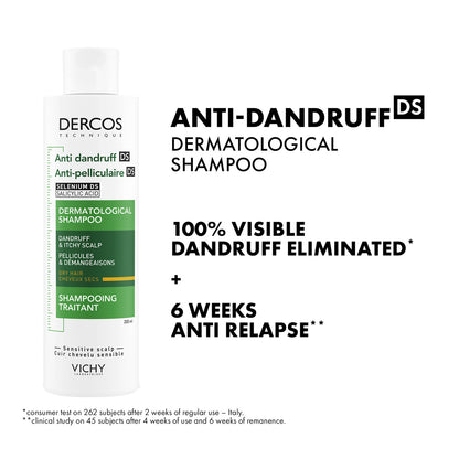 Vichy Dercos Anti Dandruff Dry Hair Shampoo 200ML