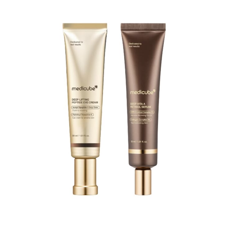 Medicube Anti-Aging Duo – Peptide Eye Cream + Vita A Retinol Serum