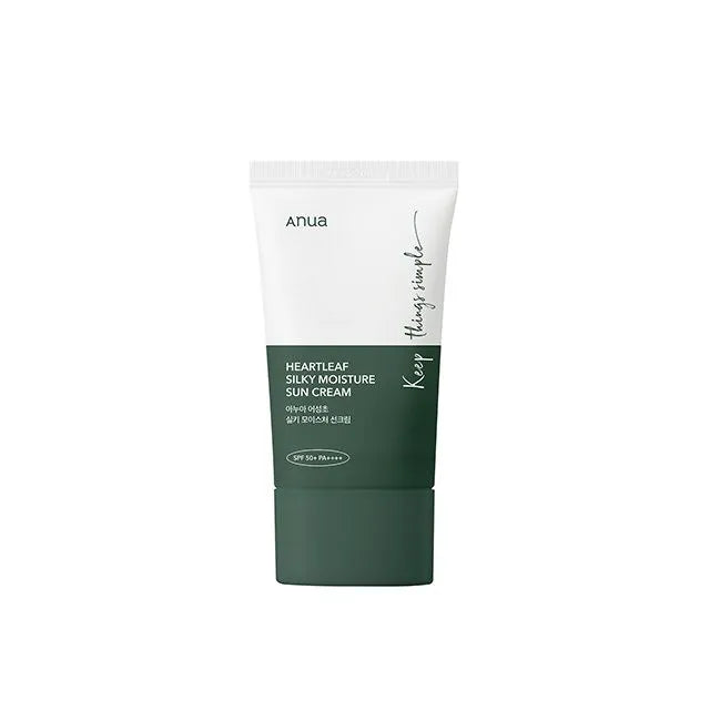 Anua
Healtleaf
Silky Moisture Sun Cream
SPF 50, 50 ml