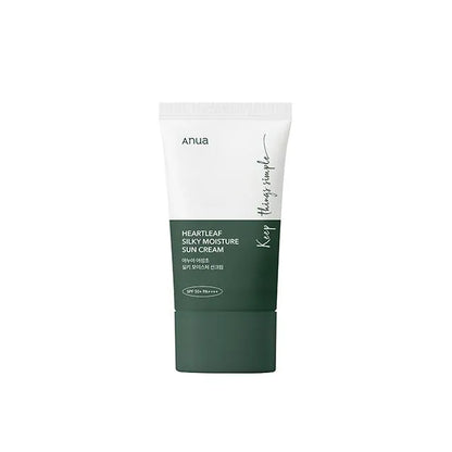 Anua
Healtleaf
Silky Moisture Sun Cream
SPF 50, 50 ml