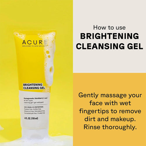 Acure Brightening Cleansing Gel 118ml