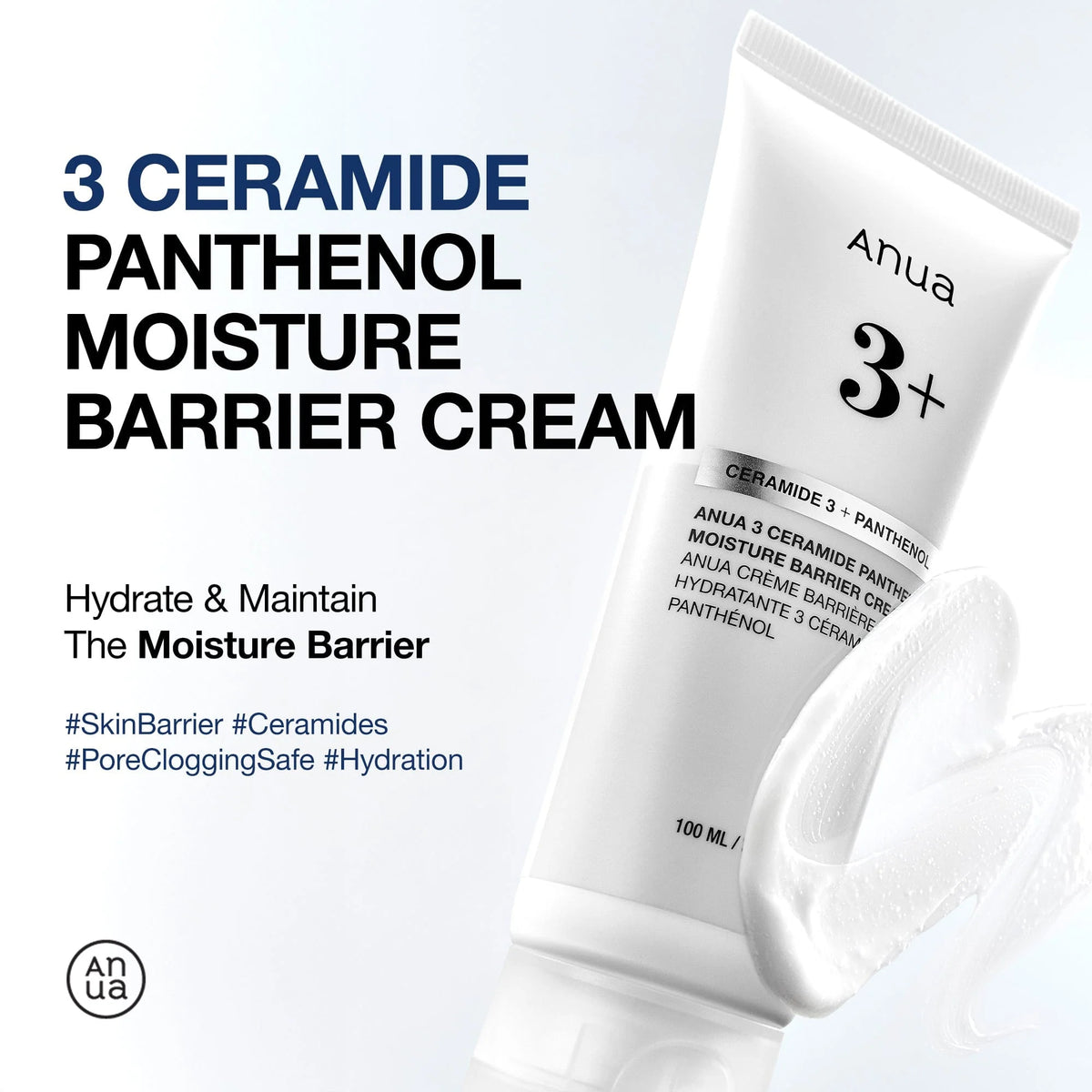Anua Ceramide 3+ Panthenol Moisture Barrier Cream 100ml