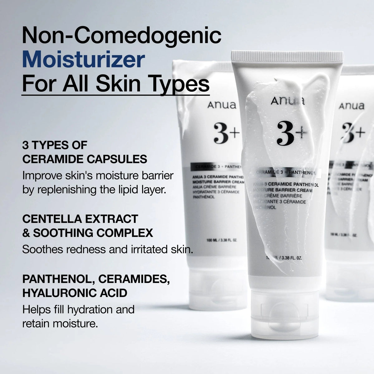 Anua Ceramide 3+ Panthenol Moisture Barrier Cream 100ml