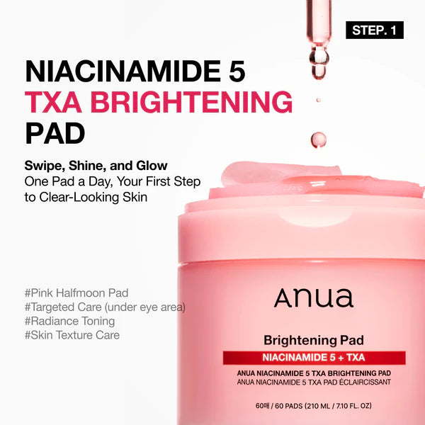 Anua Dark Spot Brightening Duo - Brightening Pads & Serum