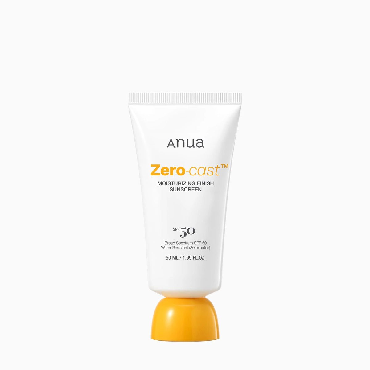 Anua Zero-Cast Moisturizing Finish Sunscreen,SPF 50 - 50ml