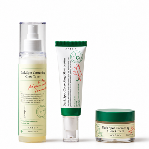 Axis-Y Full Glow Perfecting Trio – Toner + Serum + Cream