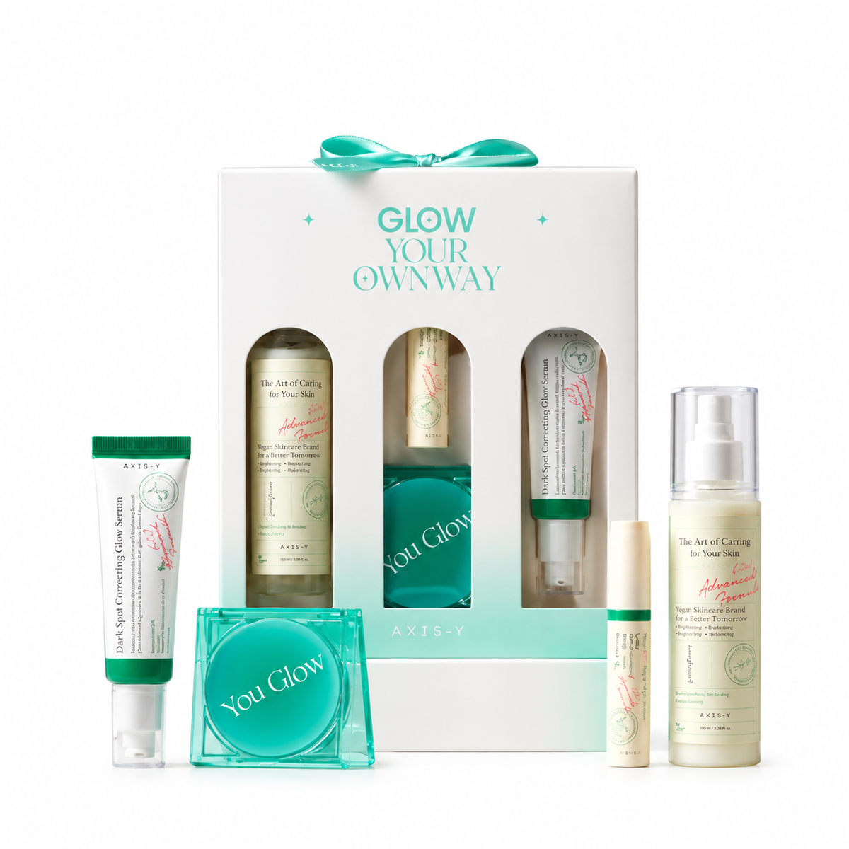 Axis-Y Glow Your Own Way Set – Toner + Eye Serum + Serum